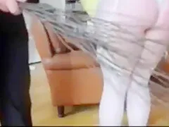 Slutty milf Anita punished with Birch