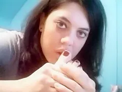 Filthy - Leah gives her sexy toes a tongue bath after a long day in sandals