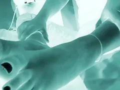 X-RAY FOOTJOB IN DOCTOR'S OFFICE