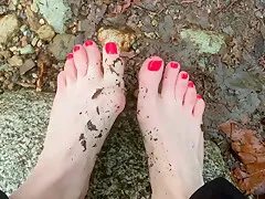 Young Dirty Bunion Foot Play