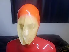 Latex Breathplay Mask