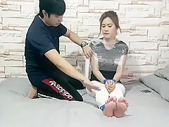 DUCT TAPED PLUS CLING WRAPPED MUMMY ESCAPE CHALLENGE