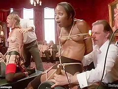 Bound Sluts To Sybians At Party