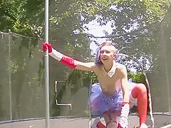 4th Of July Fun On The Trampoline