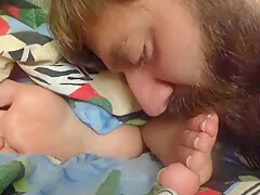 Oblizvau Sladkie Palc Nog Svoei