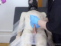 Slave Endures Edging And Orgasm Denial From Msredstripe And Lady Dalia 10 Min