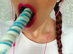 Flirtyasmr 29 February 2020 - Sucking And Dribbling On My Lollip