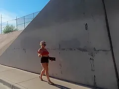 Sexy Amateurs Candid Public Walking