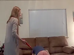 Miss Rachel Spanks, Paddles, & Canes Naughtyney