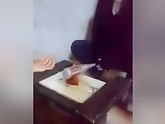 Tramples Balls With Miss Kitty