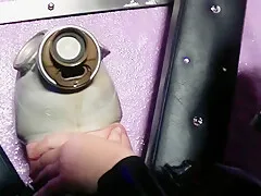 Latex Slave Jerk Off