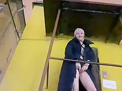 Likes To Walk Naked Down The Street!