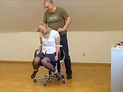 Carina - Prisoner In The Office 3 Of 8