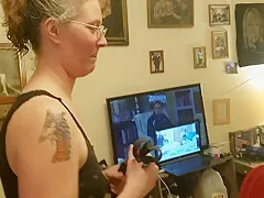 Rock Gets Tied Up And Played With By Satin