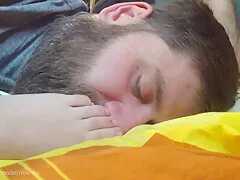 Sniffing And Licking Her Dirty Feet