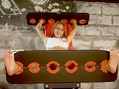 Tickletherapy - Leya Goes Crazy - Tickle Hell In Stocks