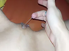 Dragging Mucus From My Wet Dripping Pussy