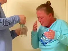 Paddling and soaping a naughty girl