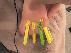 Customer Brought His Own Electro Stim To Be Used On Him 6 Min