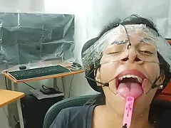 Fucked Up With Bondage And Spitting By Stepmom