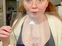 Erotic Asmr : Sloppy Screen/lens Licking (mouth And Drool Fetish)