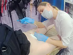 Medical Fetish Sounding In Straitjacket