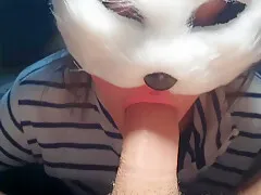My Beautifull Silverfox Gives Me Sensual Blowjob And Take My Load To Her Mouth