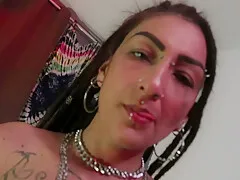 Smoking And Showing Off Very Horny Naughty With Caroleta Roots