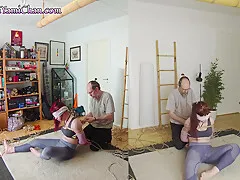 Shibari Energy Tie Girl In Blindfolded Suspension - Preview