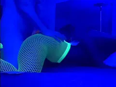 Blacklight Swirl.. (huge Cumshot)