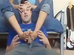 Horny Footjob