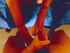 Hot teen 18+ Footjob