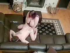 Sliding My Strapon Cock Deep In My Fuck Slut Hubbys Tight Ass