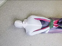 Spider Gwens Bondage Escape Practice #1 - First Try At A Bondage Escape