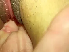 Squirt Out Tiny Pink Hole Close Up