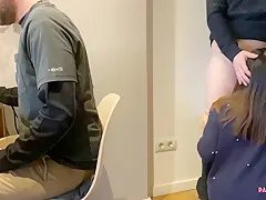 Stories- Wife Fucks Her Friend While His Cuckold Husband Is Working