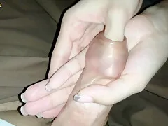 Jeg Bundet Hans Forhud Og Lod Ham Ikke Afslutte I Lang Tid.kæmpe Sæd