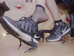 Dangling Nike Sneakers