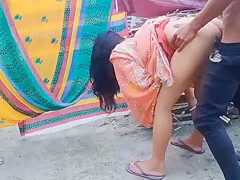 Indian Village Chachi Fuck With Dever Ji Outdoor Standing Doggy Style Position