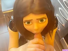 I Could Not Resist And Fucked Young Maid In Her Juicy Pussy In The Kitchen