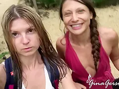 And Sexy Vacation Travel - Talia Mint And Gina Gerson