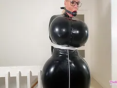 Body Inflation Dreams In Latex (ass And Breast Expansion)