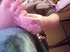 Foot Care - Day 8 - Pumice Stone Lotion And Silicone Sock (part 3)