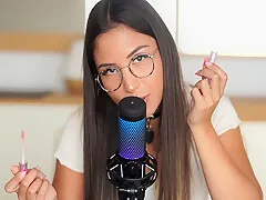 Joi Cei Asmr - I Guide You To Jerk Off Cum On My Tits And Clean Everything (english Subtitles)
