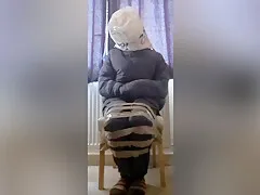 Self Bondage Breathplay - 1