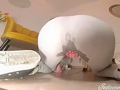 Skinny Wet Leggings Compilation