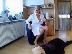 Foot Fetish - Throat Massage