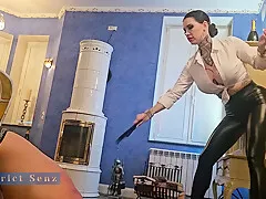 Strict Senz In Miss Alessa Milano Whipping On Your Knees