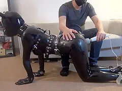 Pleasing Fetish Anal Actions With Latex And Bdsm